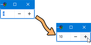 Current example output