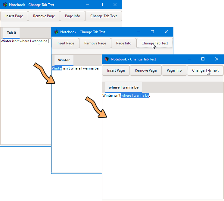 Current example output