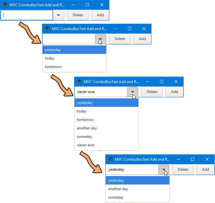 Current example output